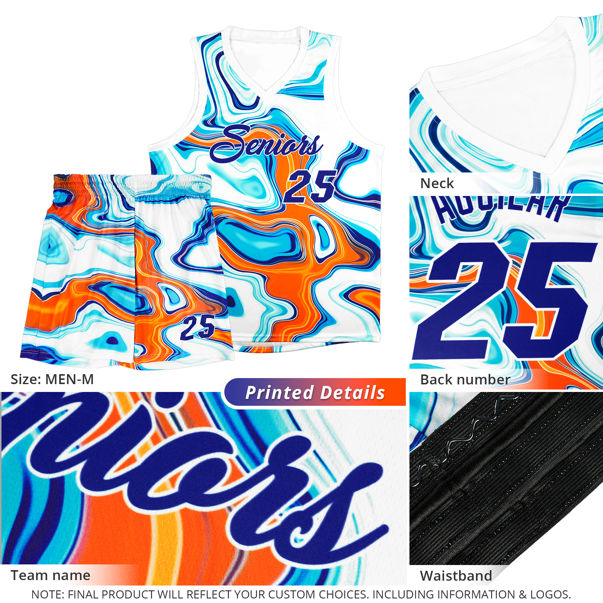 Custom Neon Green Navy-White Side Two-Tone Classic Sports Uniform Basketball Jersey |KXKSHOP