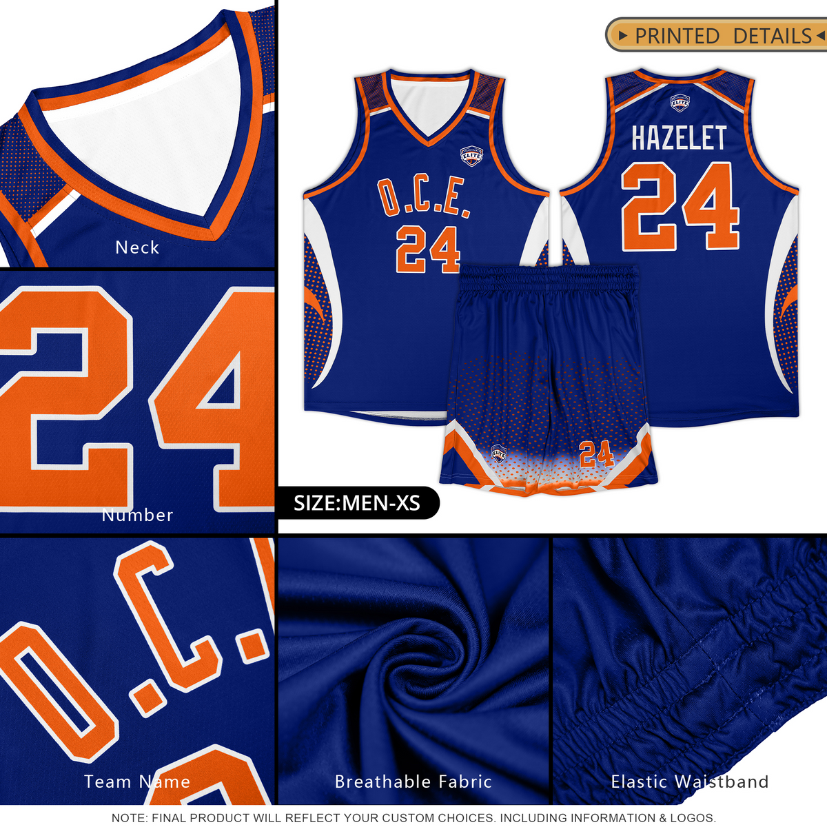Custom White Royal-Gold Graffiti Pattern Sets Points Element Basketball Jersey
