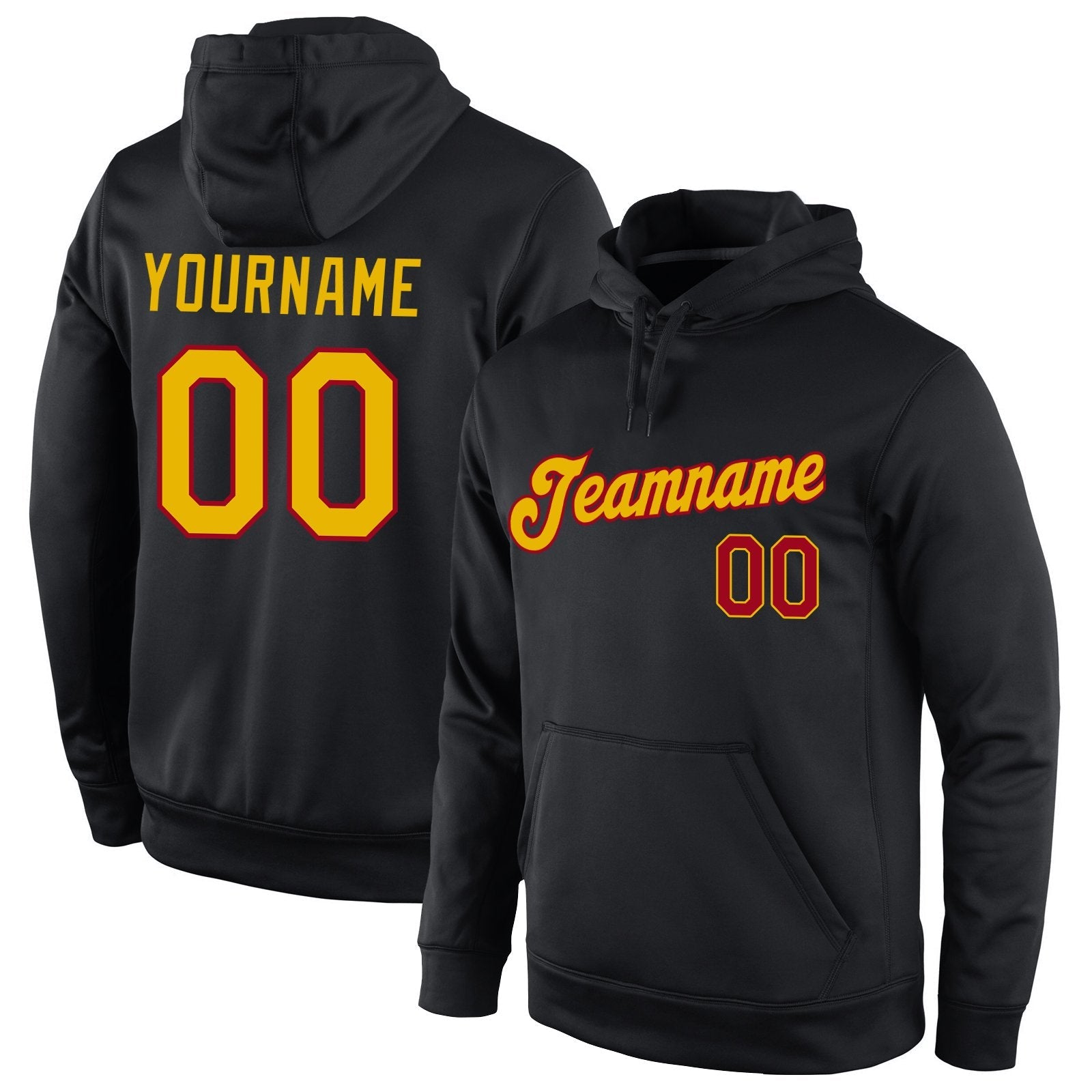 Custom Black Classic Style Pullover Sport Fashion Hoodie Uniform| KXKSHOP