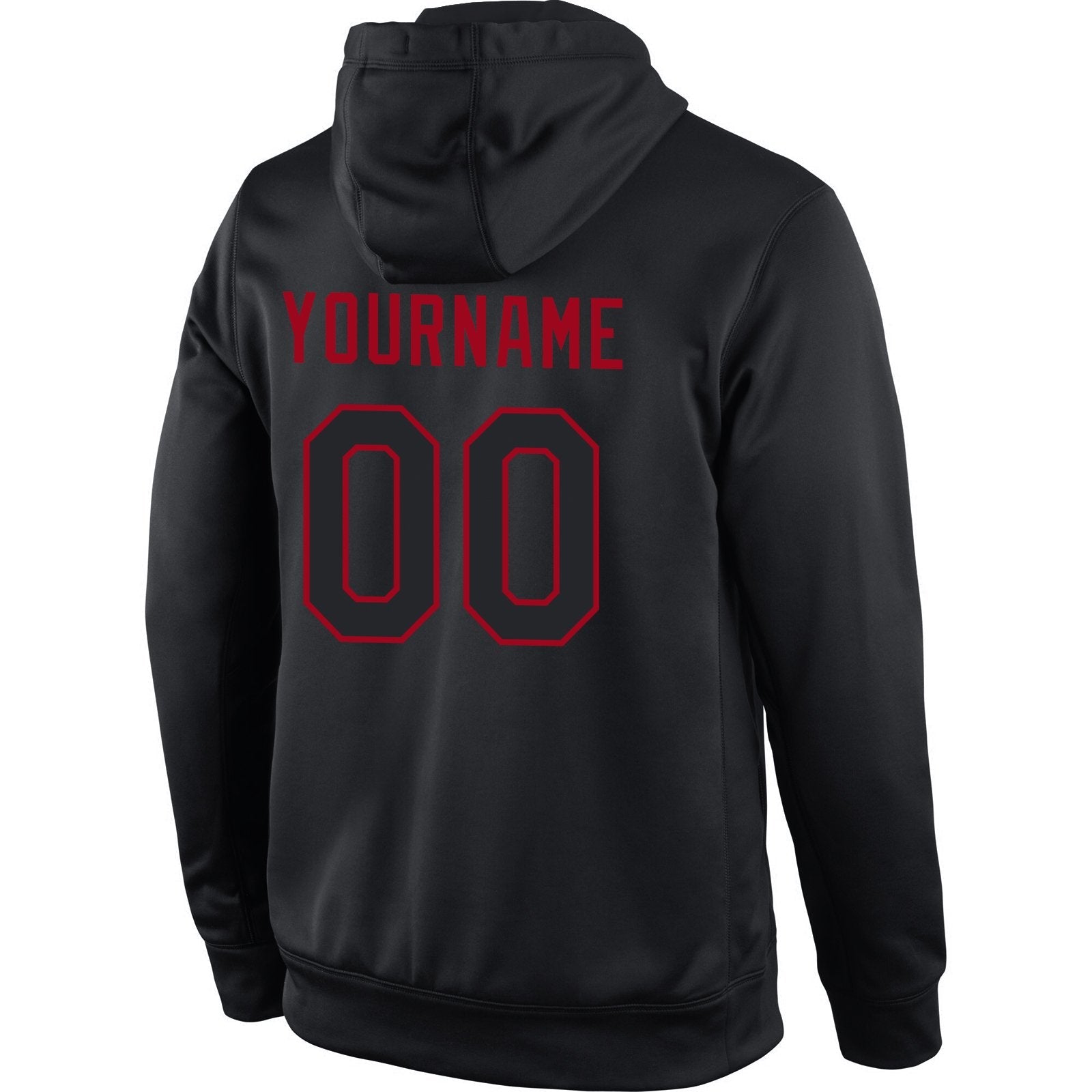 Custom Black Red Classic Style Pullover Sport Fashion Hoodie Uniform| KXKSHOP