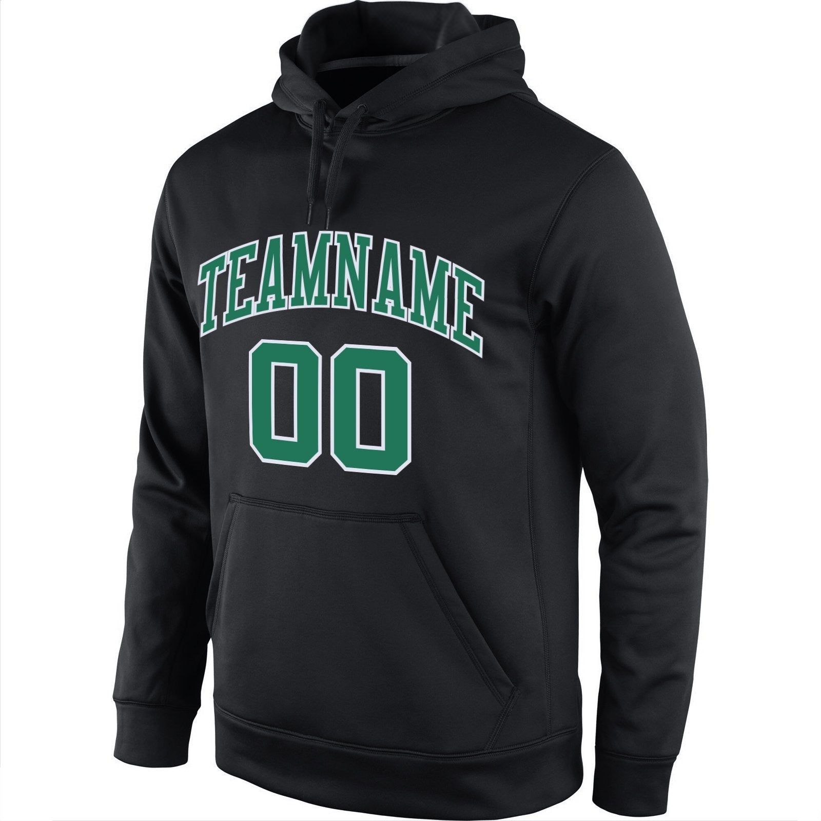 Custom Black Green-Gray Classic Style Pullover Sport Fashion Hoodie Uniform| KXKSHOP