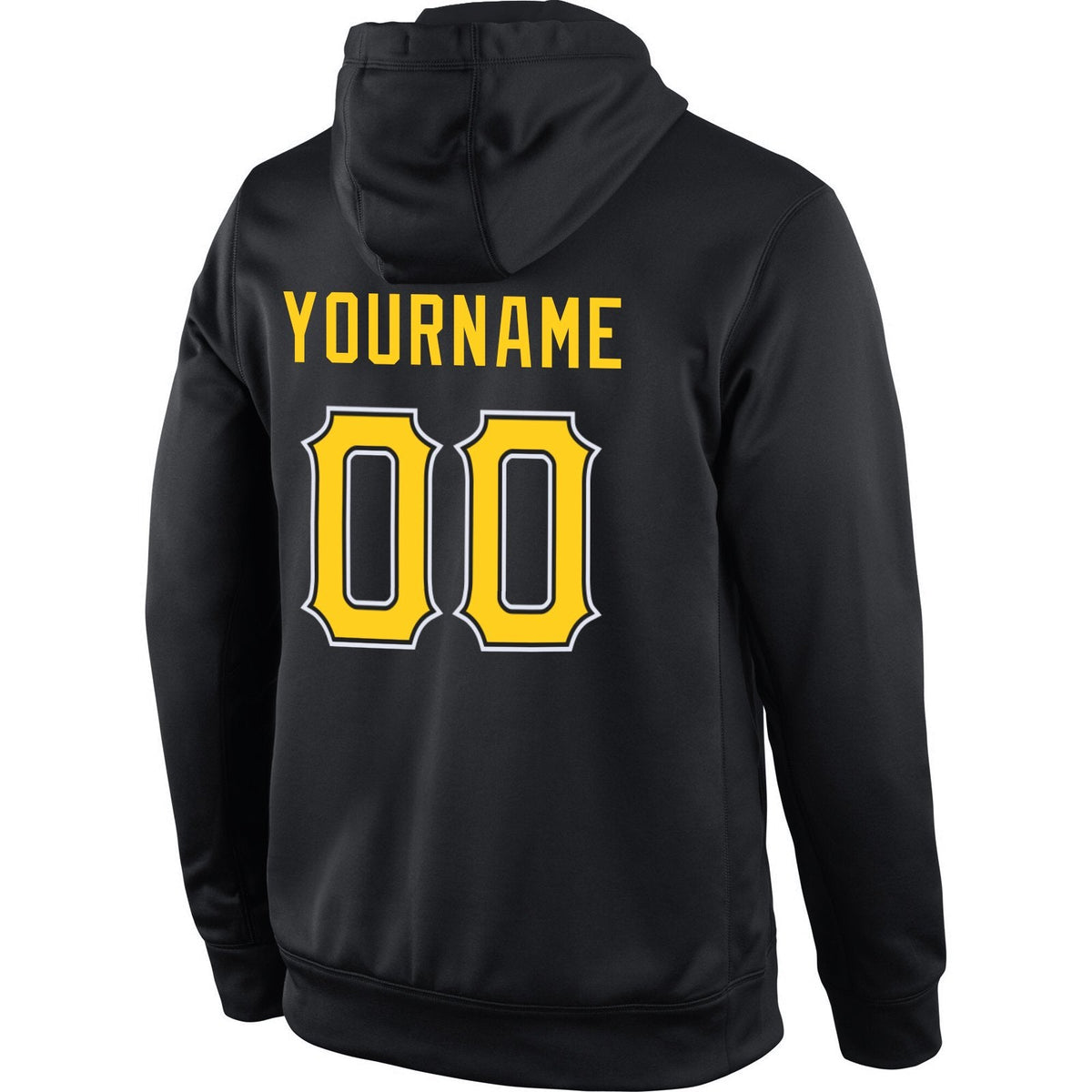 Custom Black Yellow-White Classic Style Pullover Sport Fashion Hoodie Uniform| KXKSHOP