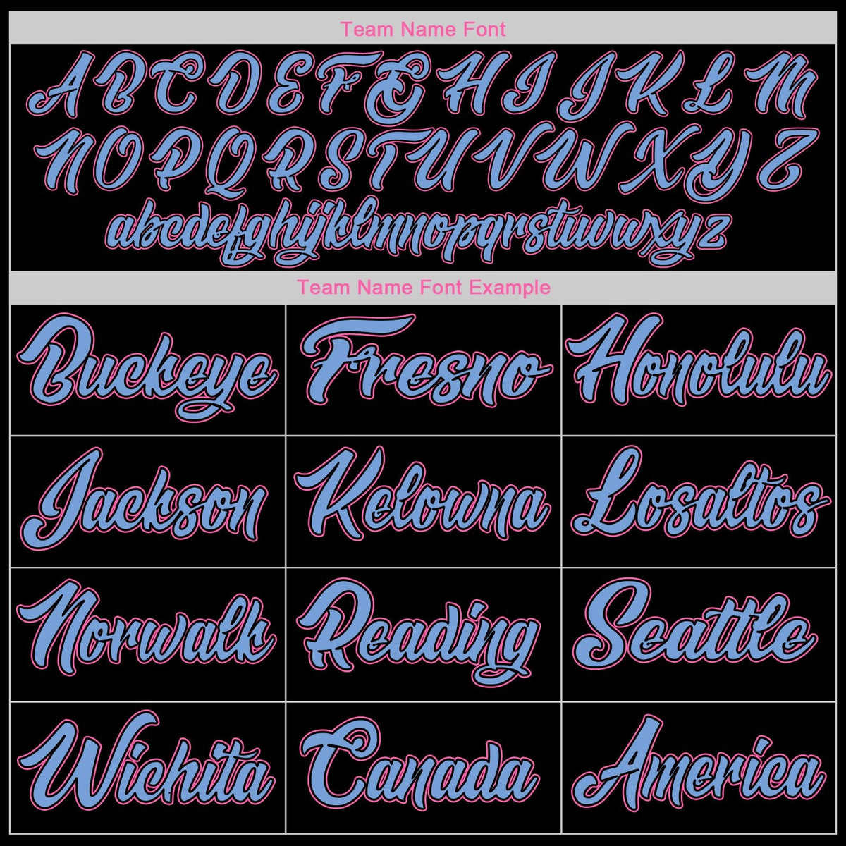 Custom Black Pink-Light Blue Classic Style Uniform Pullover Fashion Hoodie| KXKSHOP