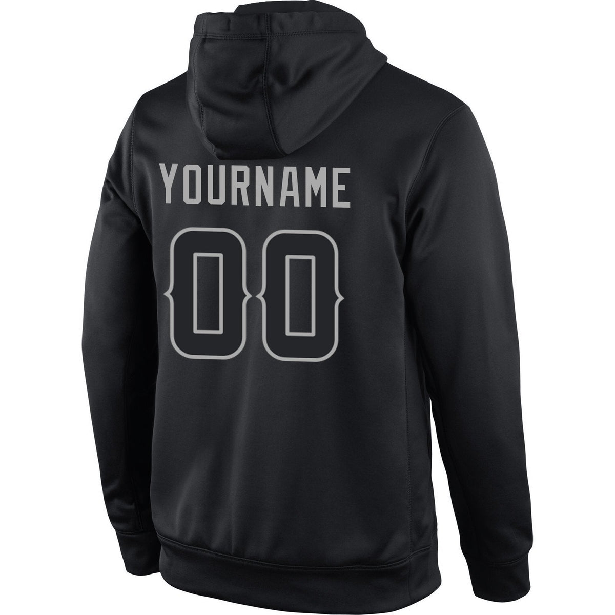 Custom Black Gray Classic Style Pullover Sport Fashion Hoodie Uniform| KXKSHOP