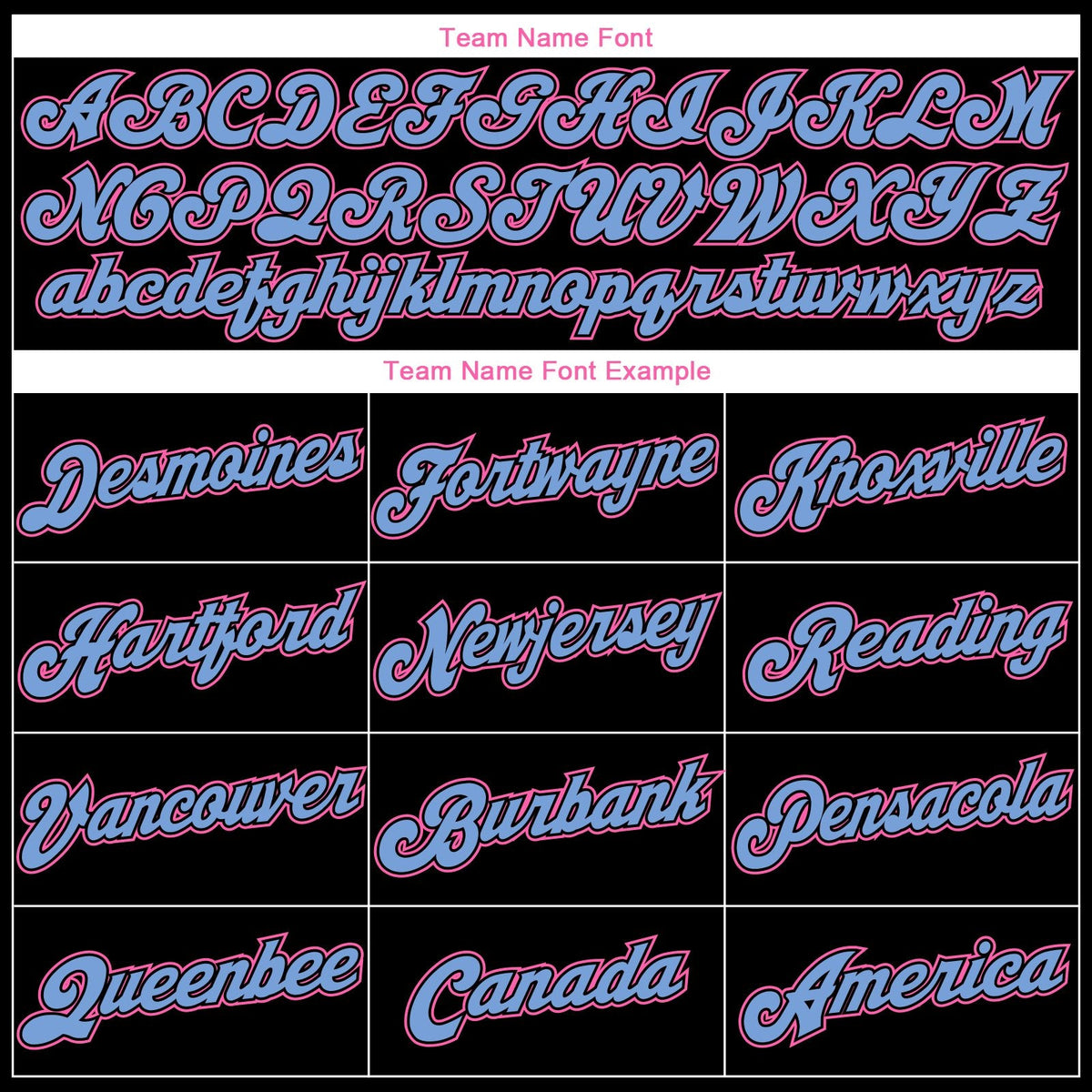 Custom Black Pink-Light Blue Classic Style Uniform Pullover Fashion Hoodie| KXKSHOP