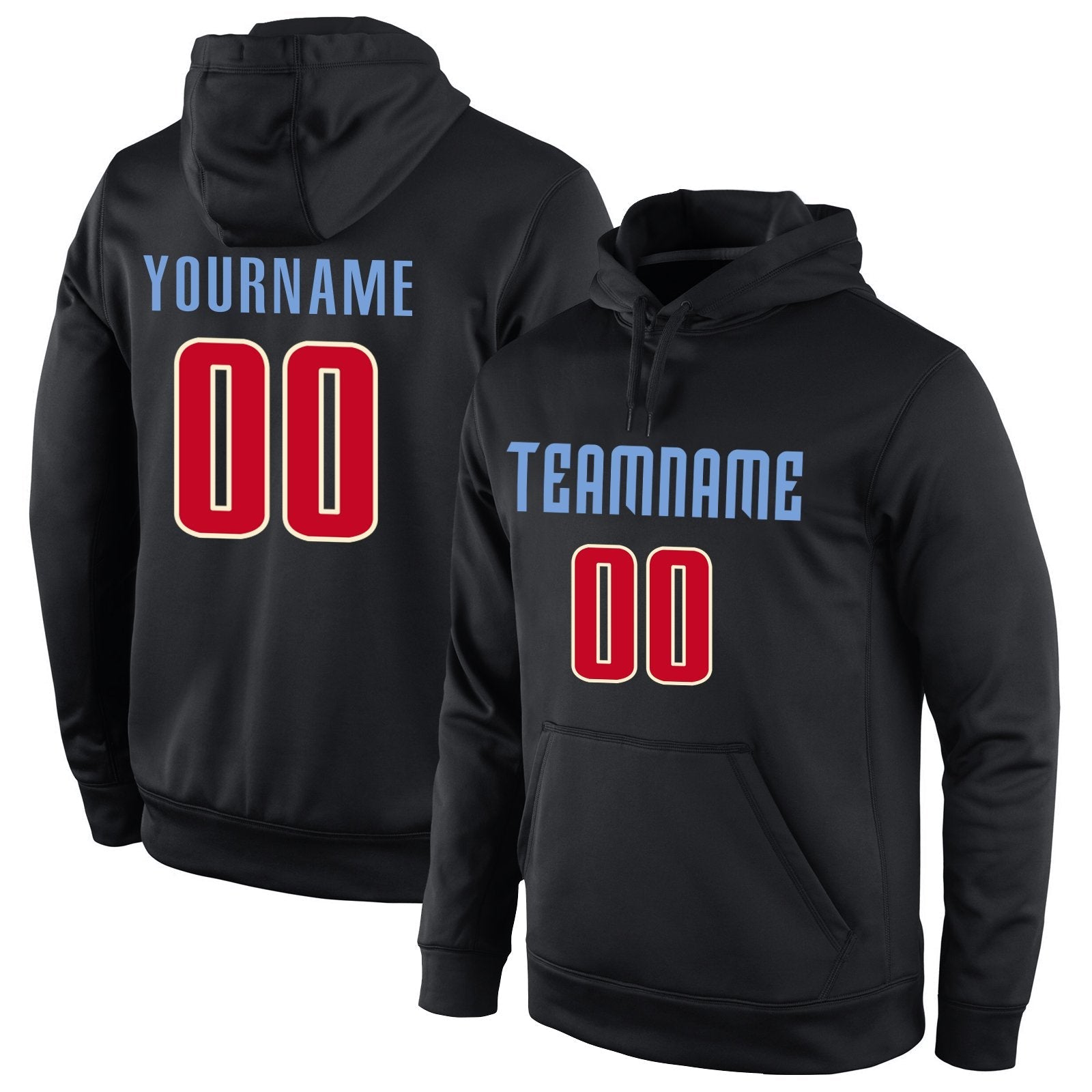 Custom Black Classic Style Uniform Pullover Fashion Hoodie| KXKSHOP