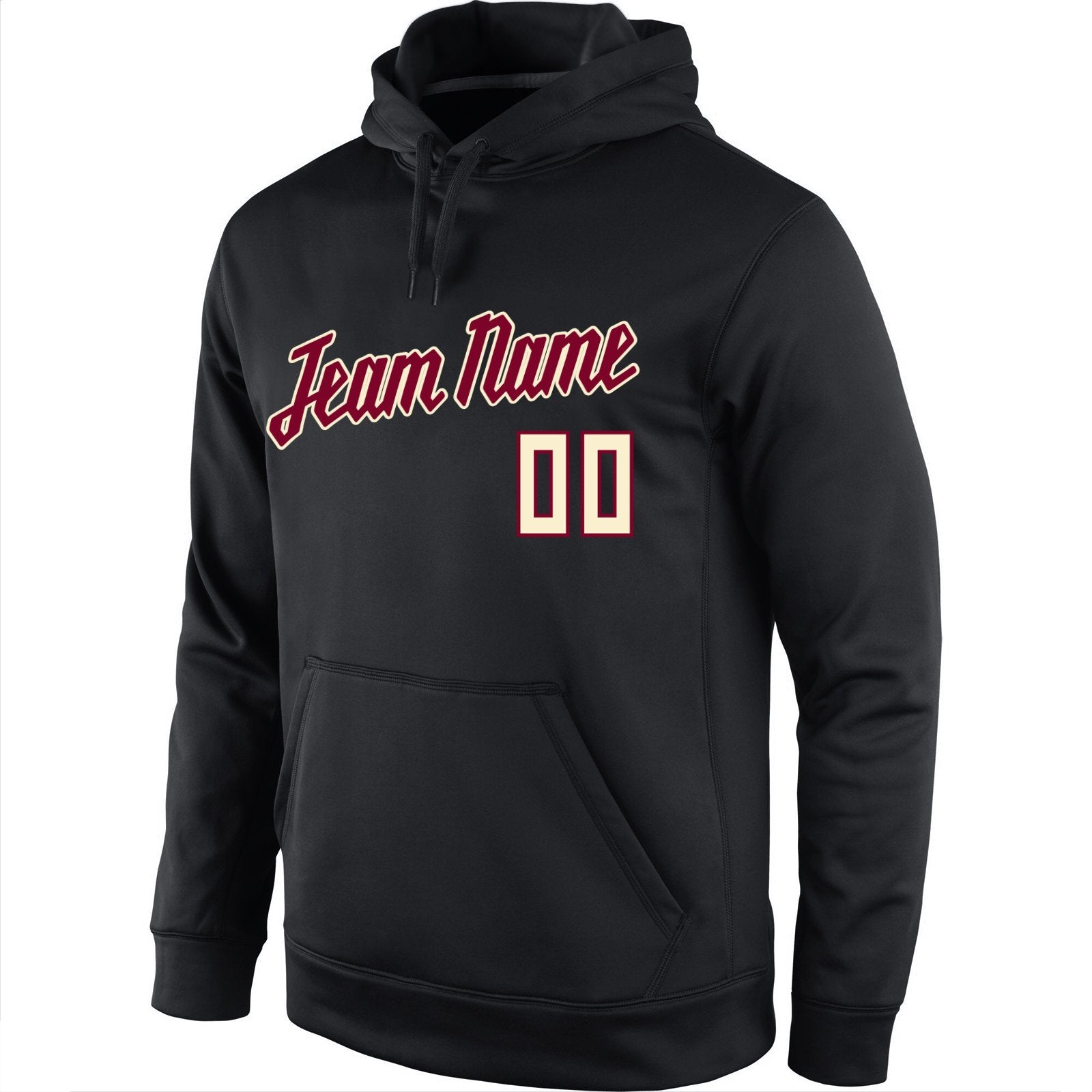 Custom Black Classic Style Pullover Sport Fashion Hoodie Uniform| KXKSHOP