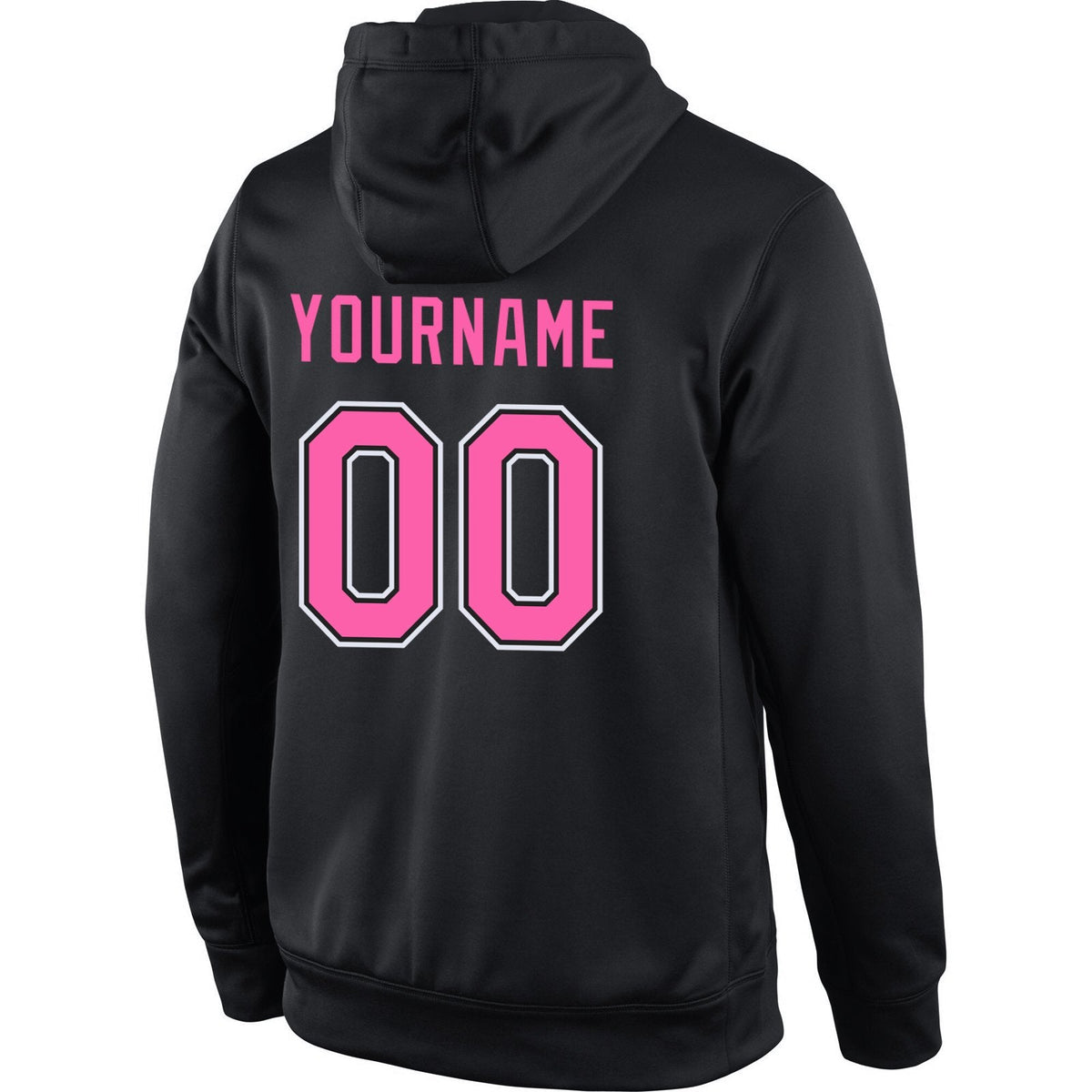 Custom Black Pink-White Classic Style Uniform Pullover Fashion Hoodie| KXKSHOP