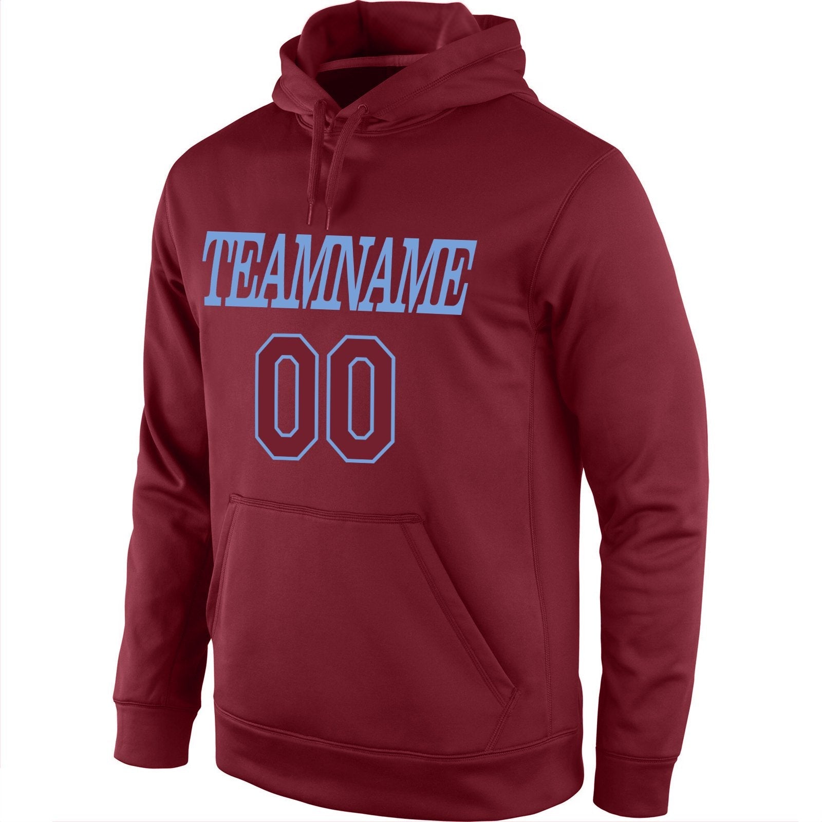Custom Cardinal Light Blue Classic Style Uniform Pullover Fashion Hoodie| KXKSHOP