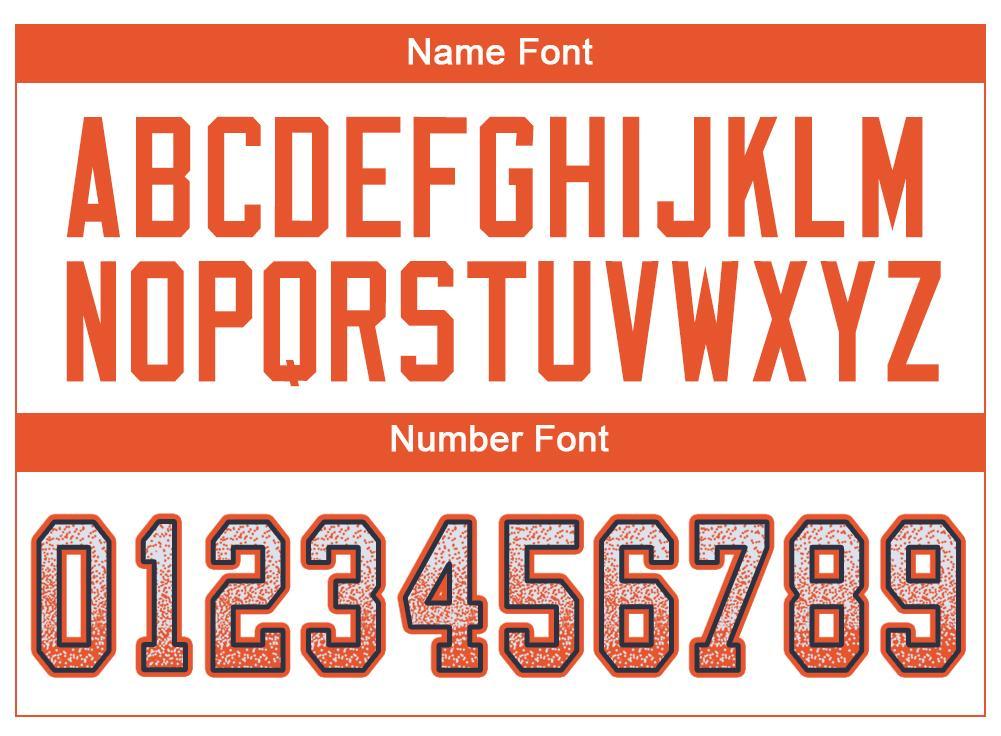 Custom White Orange-Navy Drift Fashion Mesh Authentic American Football Jersey| KXKSHOP