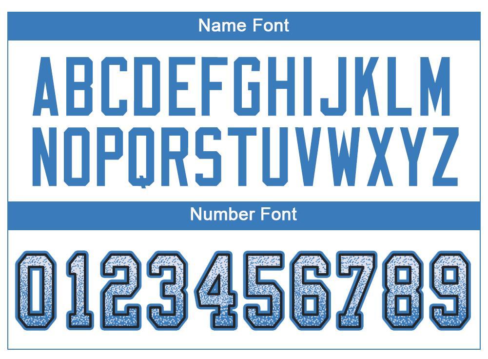 Custom White Powder Blue-Black Drift Fashion Mesh Authentic American Football Jersey| KXKSHOP