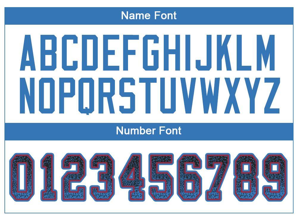 Custom Black Powder Blue-Red Drift Fashion Mesh Authentic American Football Jersey| KXKSHOP