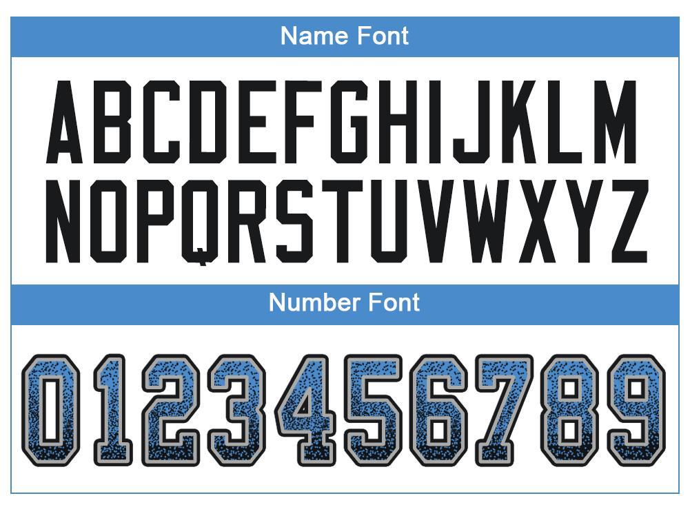 Custom Powder Blue Black-Gray Drift Fashion Mesh Authentic American Football Jersey| KXKSHOP