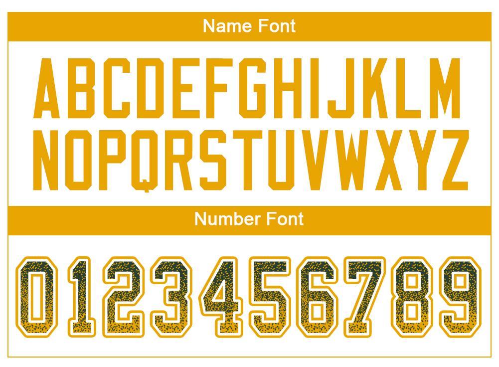 Custom Green Gold-White Drift Fashion Mesh Authentic American Football Jersey| KXKSHOP