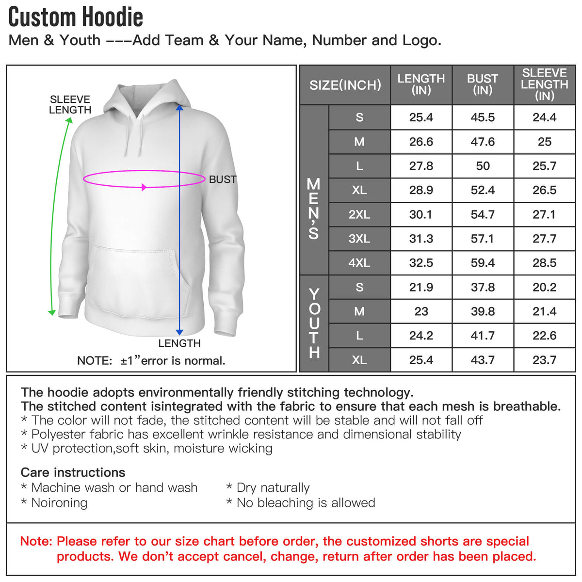 Custom Light Blue Black-White Raglan Sleeves Stitched Sportwear Pullover Hoodie| KXKSHOP
