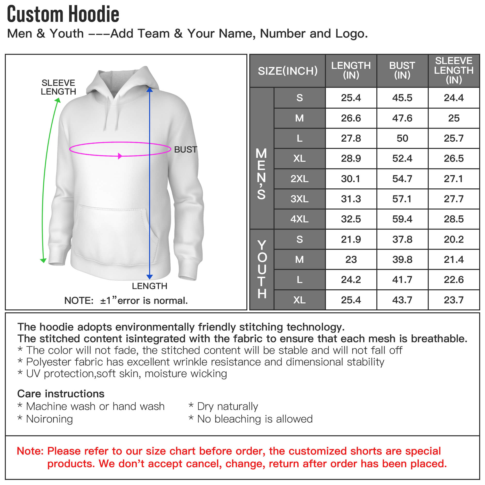 Custom Royal Blue-Red Stitched Classic Style Hoodie Pullover Sweatshirt| KXKSHOP