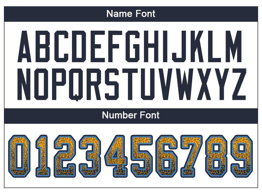 Custom Gold Navy-Powder Blue Drift Fashion Mesh Authentic American Football Jersey| KXKSHOP