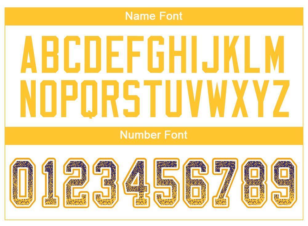 Custom Purple Gold-White Drift Fashion Mesh Authentic American Football Jersey| KXKSHOP