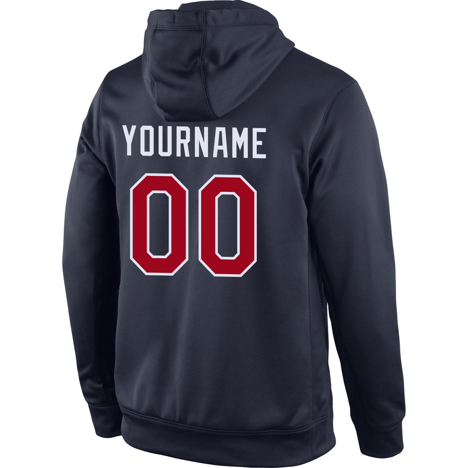 Custom Navy Red-White Classic Style Uniform Pullover Fashion Hoodie| KXKSHOP