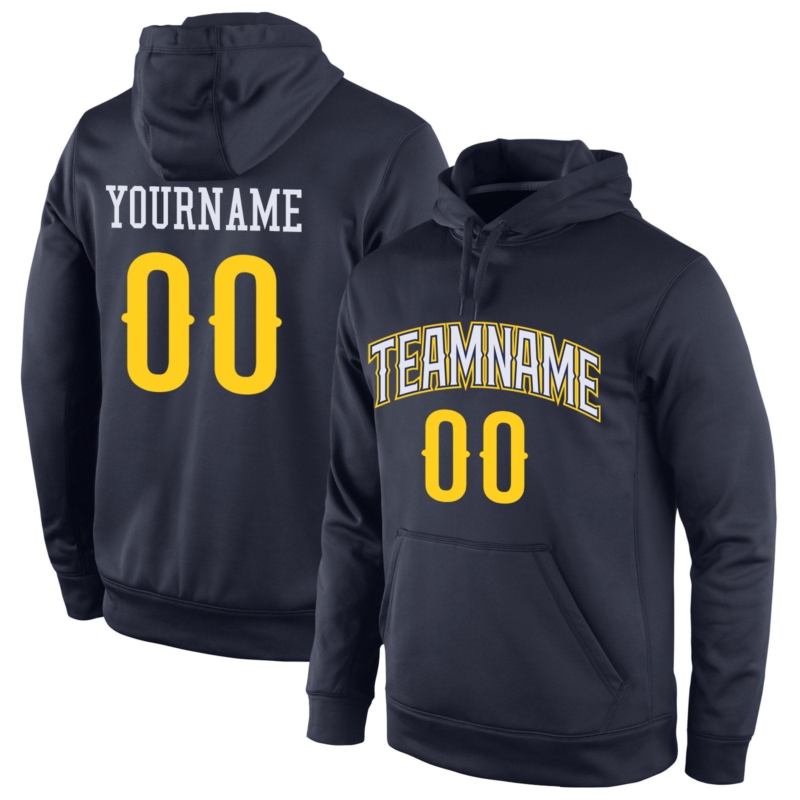 Custom Navy Classic Style Uniform Pullover Fashion Hoodie| KXKSHOP