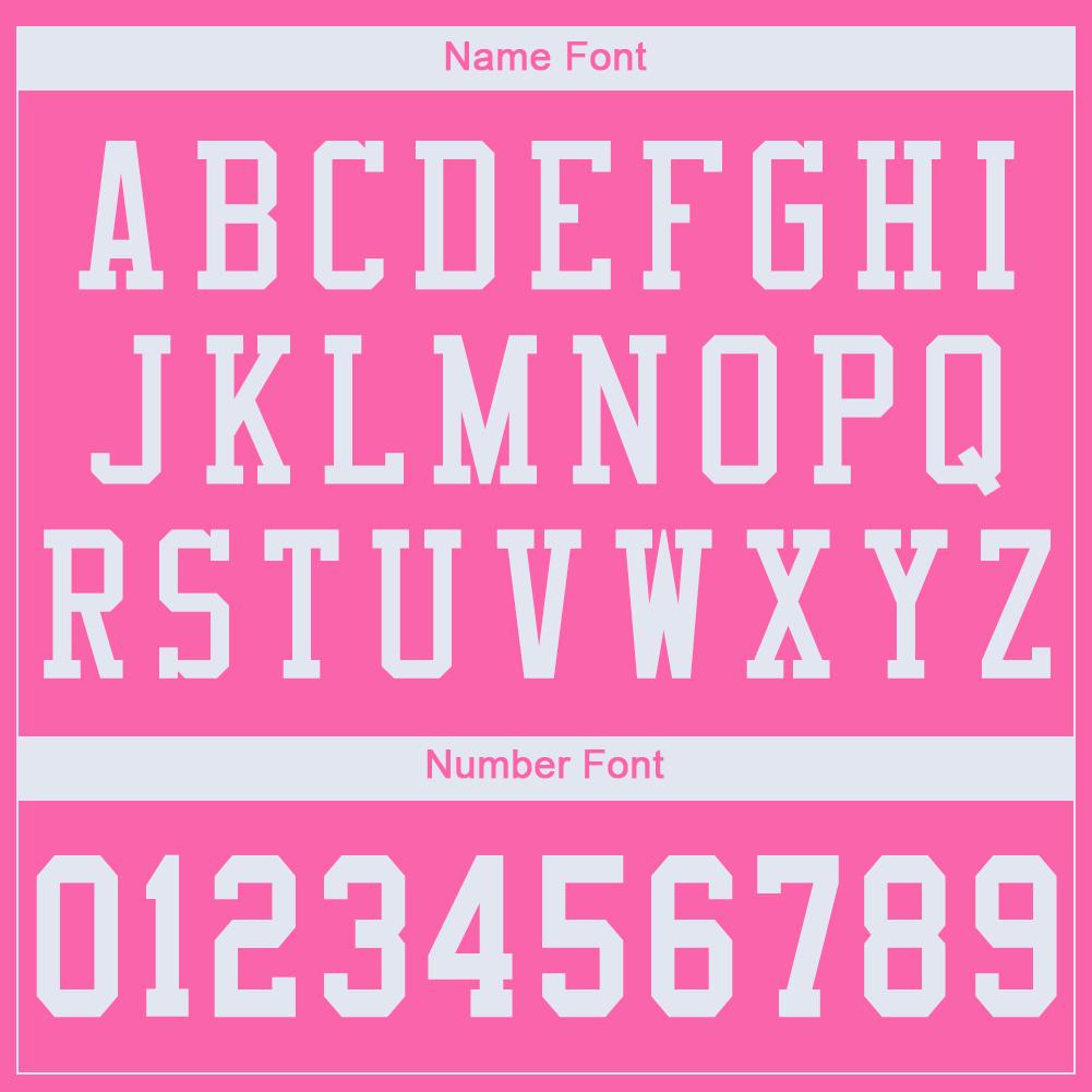 Custom Pink White Classic Style Mesh Authentic American Football Jersey| KXKSHOP