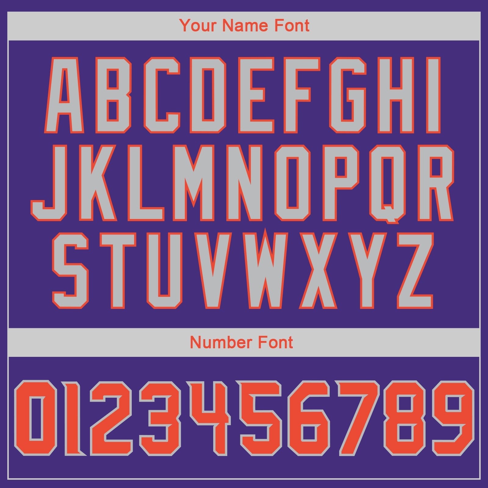 Custom Purple Orange-Gray Classic Style Uniform Pullover Fashion Hoodie| KXKSHOP