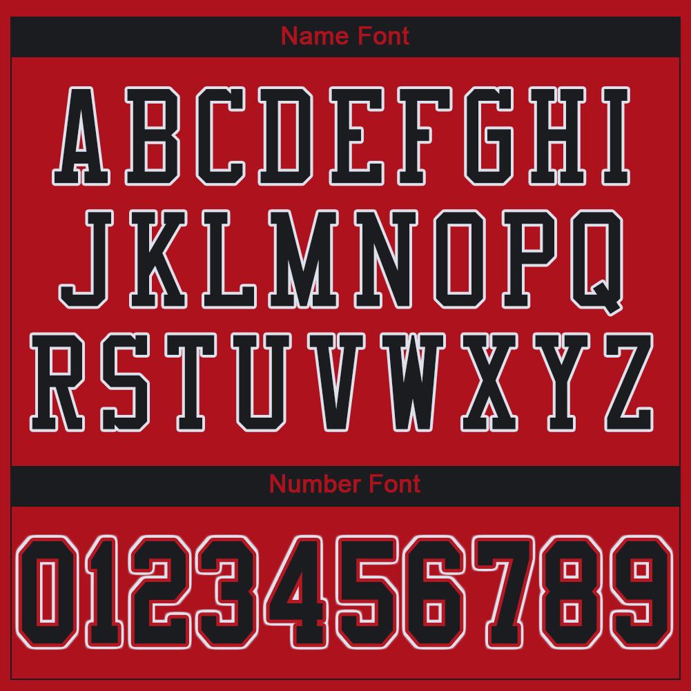 Custom Red Navy-White Classic Style Mesh American Football Jersey | KXKSHOP