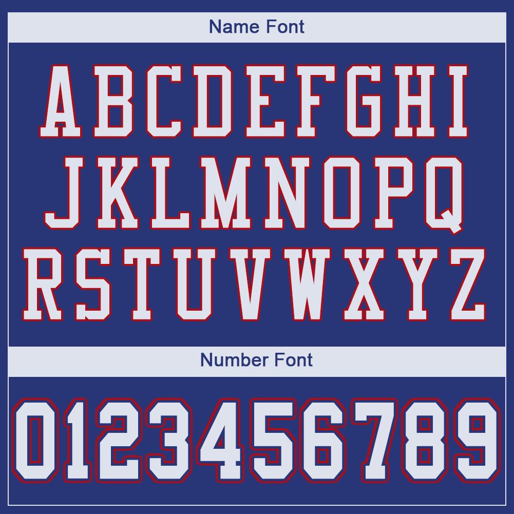 Custom Red Navy-White Classic Style Mesh American Football Jersey | KXKSHOP