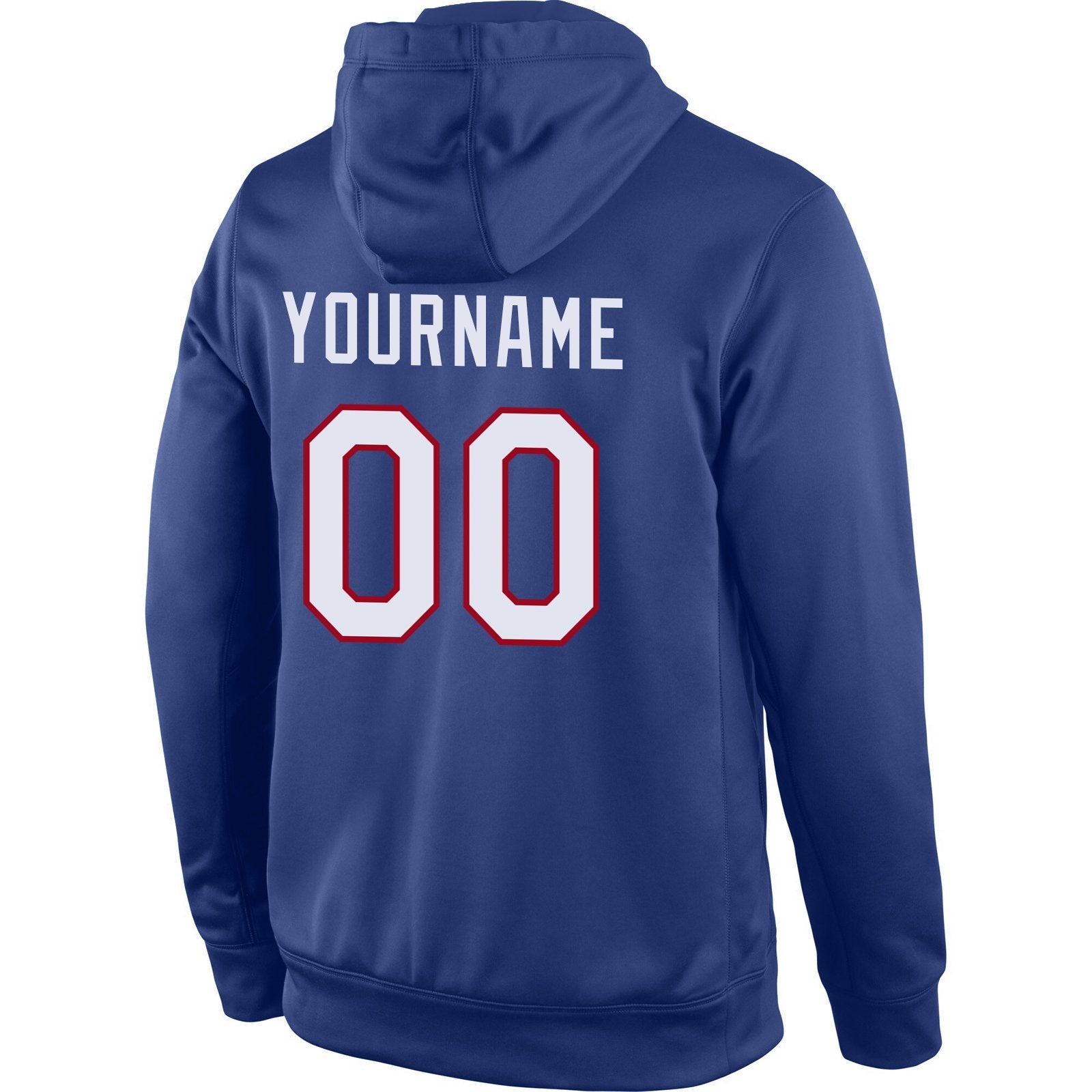 Custom Royal White-Red Classic Style Uniform Pullover Fashion Hoodie| KXKSHOP
