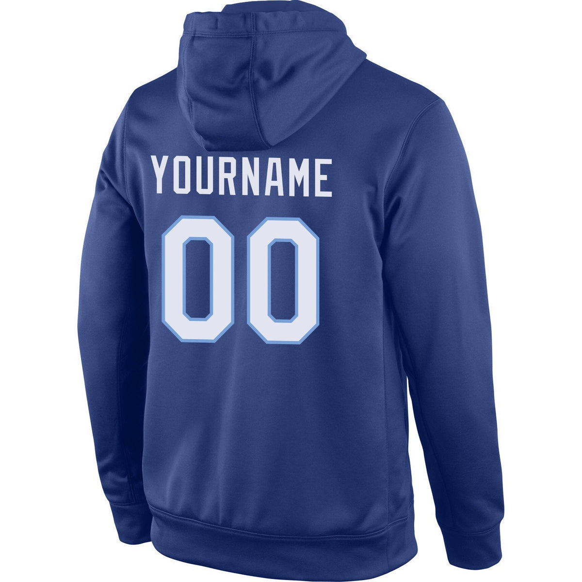 Custom Royal White-Light Blue Classic Style Uniform Pullover Fashion Hoodie| KXKSHOP