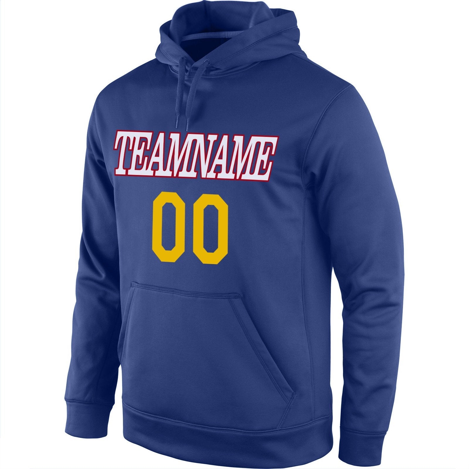 Custom Royal Yellow Classic Style Uniform Pullover Fashion Hoodie| KXKSHOP