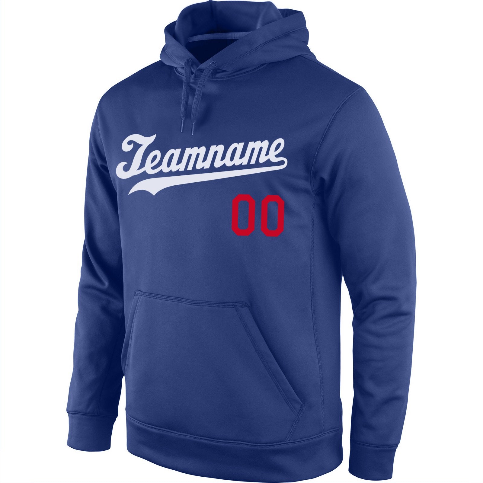 Custom Royal White Classic Style Uniform Pullover Fashion Hoodie| KXKSHOP