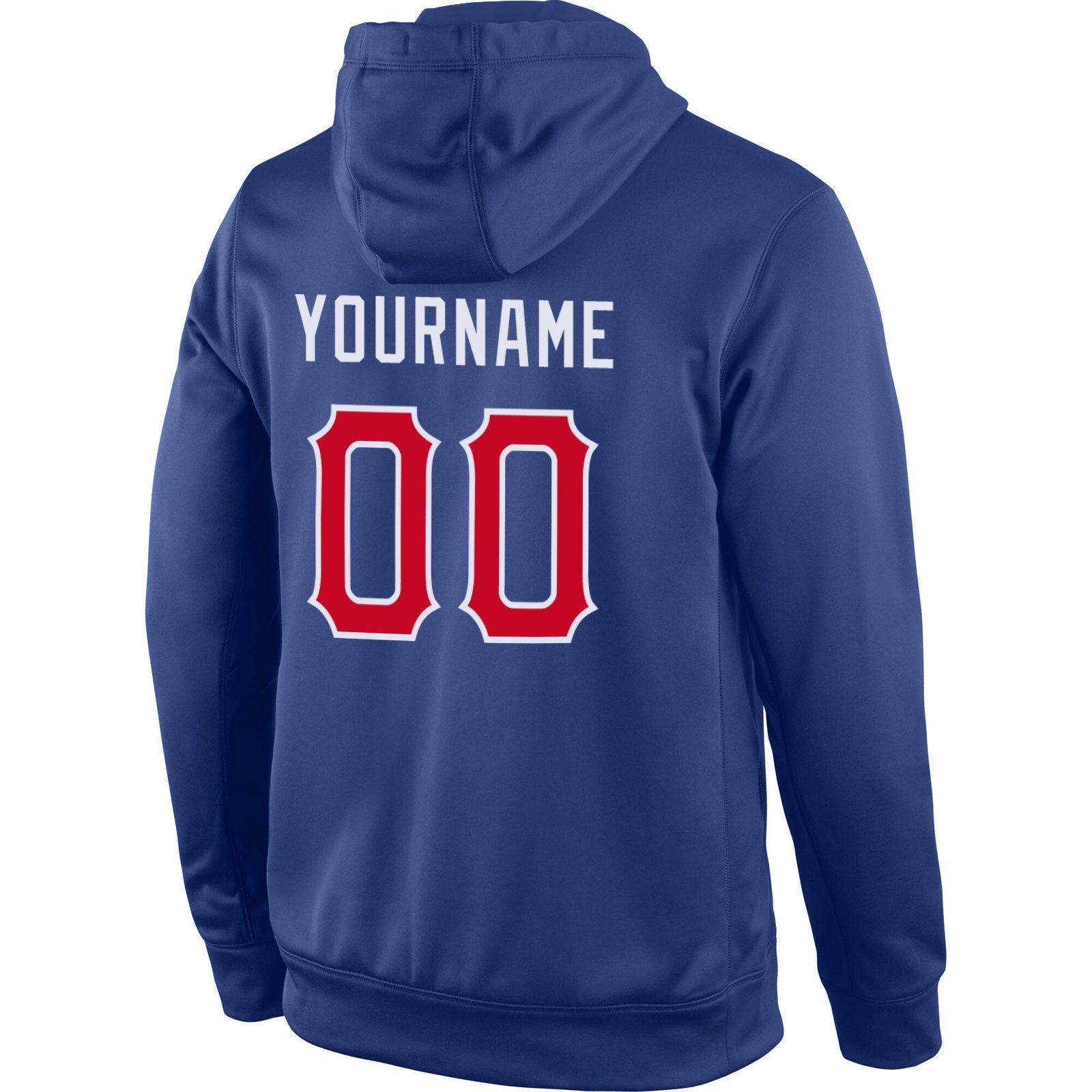 Custom Royal Red White Classic Style Uniform Pullover Fashion Hoodie| KXKSHOP