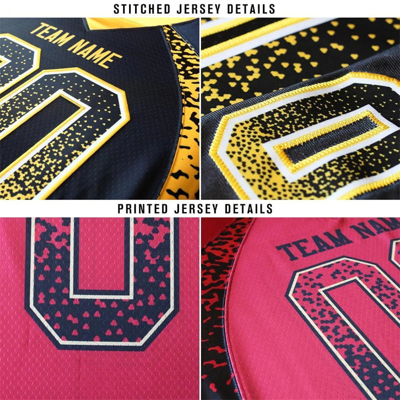 Custom Red Navy-White Classic Style Mesh American Football Jersey | KXKSHOP