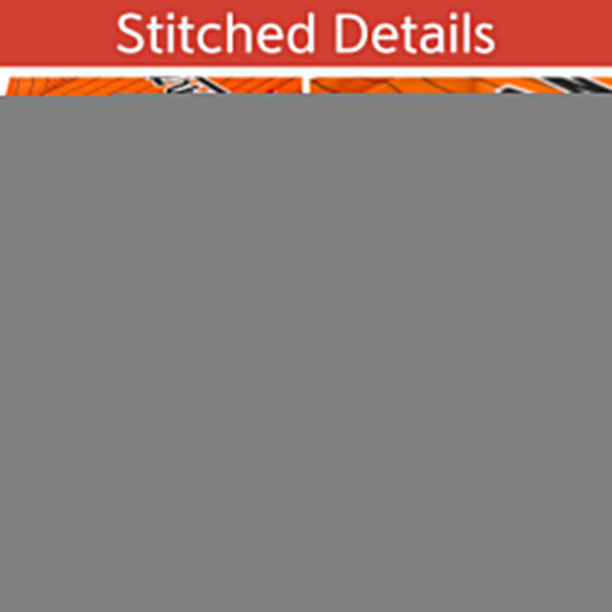 Custom Orange Neon Green Gradient Stripe Fashion Authentic Two-Button Softball Jersey