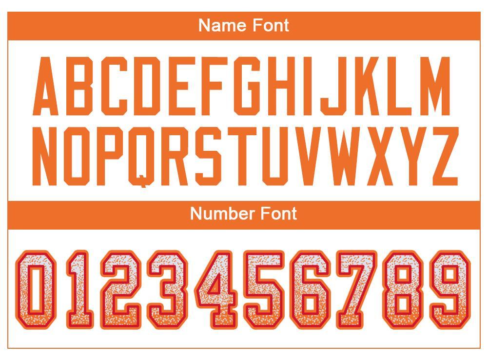 Custom White Orange-Red Drift Fashion Mesh Authentic American Football Jersey| KXKSHOP