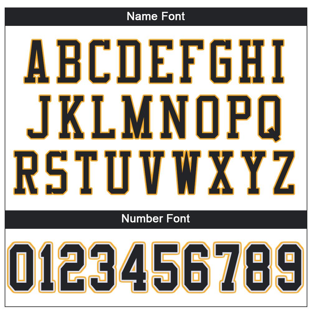 Custom White Black-Gold Classic Style Mesh Authentic American Football Jersey| KXKSHOP