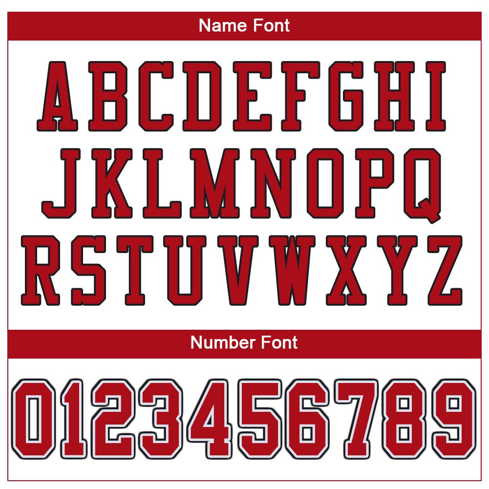 Custom Red Navy-White Classic Style Mesh American Football Jersey | KXKSHOP