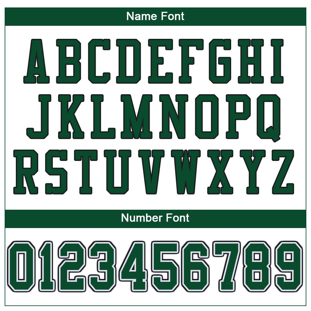 Custom White Gotham Green-Black Classic Style Mesh Authentic American Football Jersey| KXKSHOP