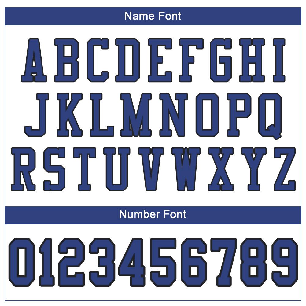 Custom White Royal-Black Classic Style Mesh Authentic American Football Jersey| KXKSHOP