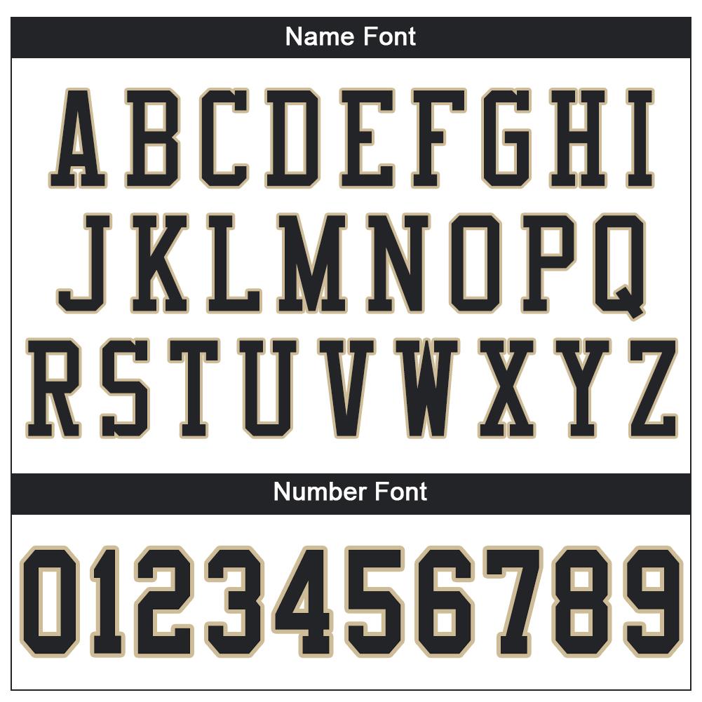 Custom White Black-Vegas Gold Classic Style Mesh Authentic American Football Jersey| KXKSHOP