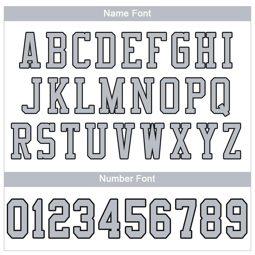 Custom White Silver-Black Classic Style Mesh Authentic American Football Jersey| KXKSHOP