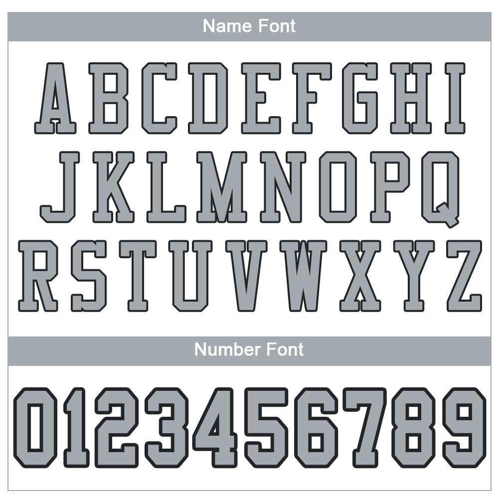 Custom White Silver-Black Classic Style Mesh Authentic American Football Jersey| KXKSHOP