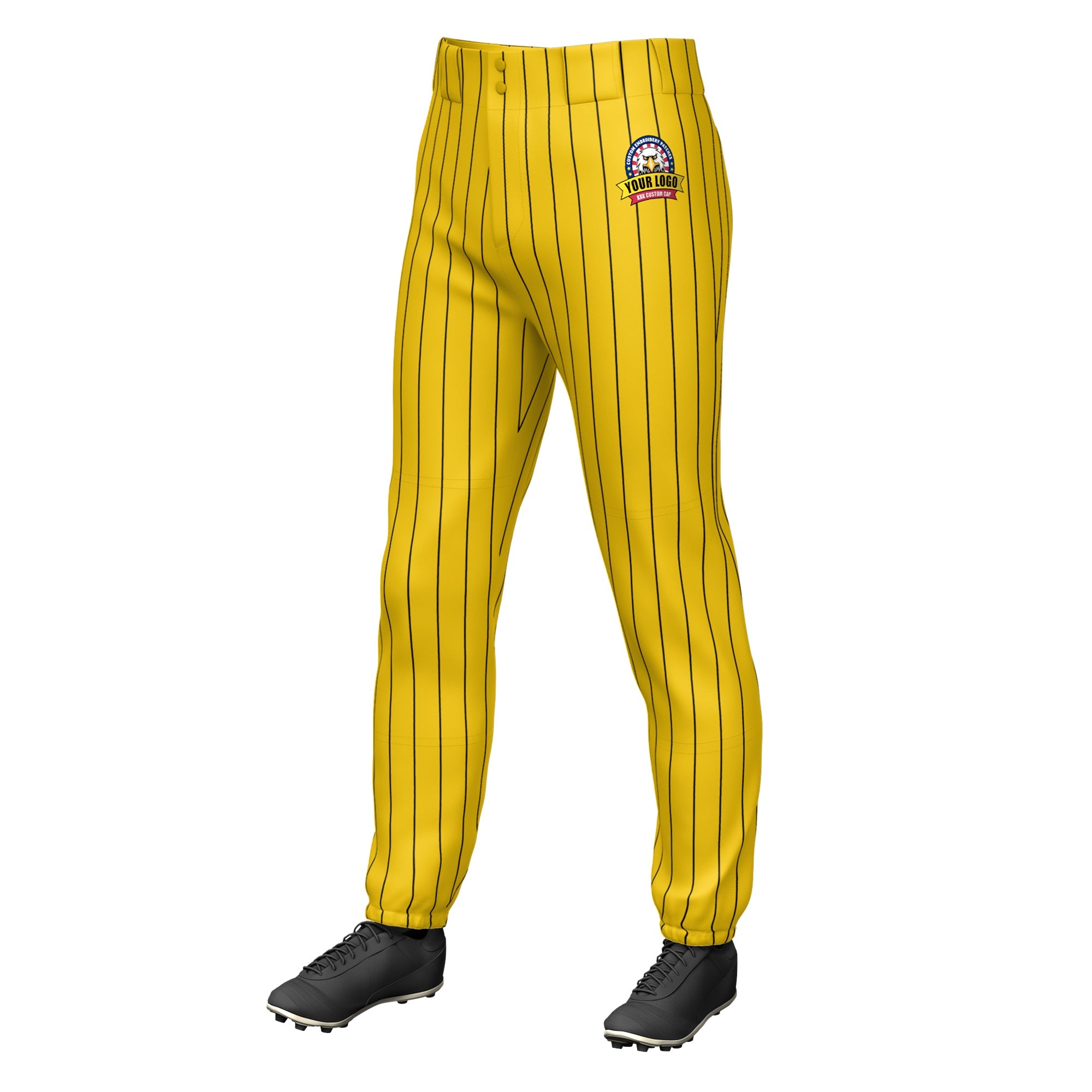 yellow baseball pants